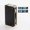 Authentic Ehpro Cold Steel 200 TC VW Variable Wattage Box Mod - Black + Gold, Stainless Steel, 5~200W, 2 x 18650