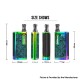 Authentic Kangvape Klasik V2 650mAh VV Box Mod E- Starter Kit w/ K5 Atomizer - Rainbow, Zinc Alloy, 0.5ml