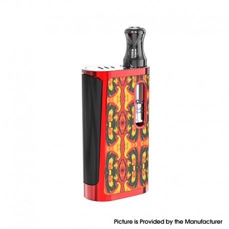 Authentic Kangvape Klasik V2 650mAh VV Box Mod E- Starter Kit w/ K5 Atomizer - Red, Zinc Alloy, 0.5ml