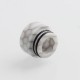 Authentic Reewape AS208 810 Drip Tip for SMOK TFV8 / TFV12 Tank / Kennedy - White, Resin, 12mm