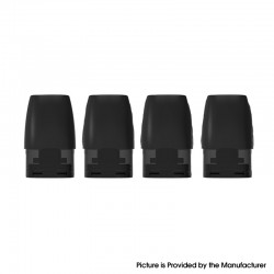 Authentic Bohr Pury Pod System Replacement Pod Cartridge - Black, 0.9ml (4 PCS)