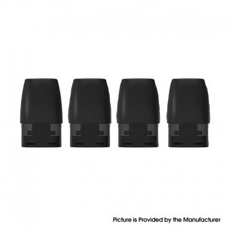 Authentic Bohr Pury Pod System Replacement Pod Cartridge - Black, 0.9ml (4 PCS)