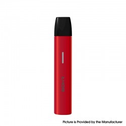 Authentic Bohr Pury 280mAh Pod System Starter Kit - Red, Aluminum + Plastic, 0.9ml, 1.3ohm