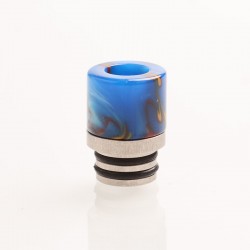 Authentic Reewape AS103 510 Drip Tip for RDA / RTA / RDTA / Sub-Ohm Tank Atomizer - Blue, Stainless Steel + Resin, 16mm
