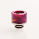 Authentic Reewape AS131 510 Drip Tip for RDA / RTA / RDTA / Sub-Ohm Tank Atomizer - Purple, Resin + SS, 11mm