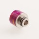 Authentic Reewape AS131 510 Drip Tip for RDA / RTA / RDTA / Sub-Ohm Tank Atomizer - Purple, Resin + SS, 11mm