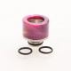 Authentic Reewape AS131 510 Drip Tip for RDA / RTA / RDTA / Sub-Ohm Tank Atomizer - Purple, Resin + SS, 11mm