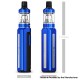 Authentic Joyetech 1000mAh Battery Box Mod w/ Exceed X Atomizer Starter Kit - Blue, 1.8ml, 0.4ohm / 1.2ohm