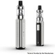 Authentic Joyetech 1000mAh Battery Box Mod w/ Exceed X Atomizer Starter Kit - Silver, 1.8ml, 0.4ohm / 1.2ohm