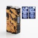 Authentic DOVPO Topside 90W TC VW Variable Wattage Squonk Box Mod - Black + Gold, 10ml, 1 x 18650 / 21700