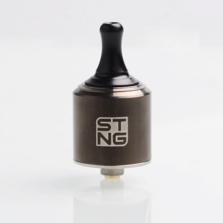 Authentic Wotofo STNG MTL RDA Rebuildable Dripping Atomizer - Gun Metal, Stainless Steel, 22mm Diameter