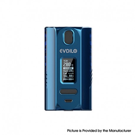 Authentic Uwell Evdilo 200W TC VW Variable Wattage Box Mod - Blue, 5~200W, 2 x 18650 / 20700 / 21700