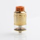 Authentic Vandy Vape Pyro V3 RDTA Rebuildable Dripping Tank Atomizer w/ BF Pin - Gold, Stainless Steel, 2ml, 24mm Diameter