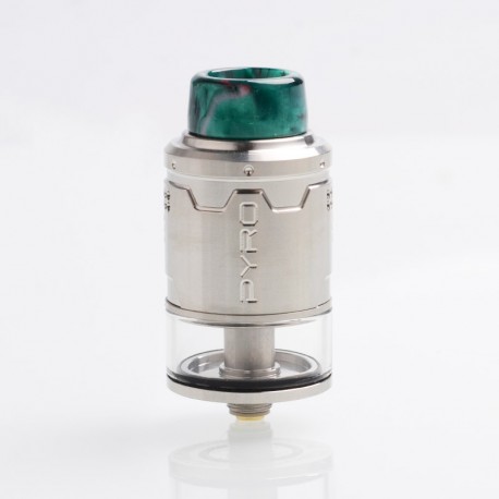 Authentic VandyVape Pyro V3 RDTA Rebuildable Dripping Tank Atomizer w/ BF Pin - SS, Stainless Steel, 2ml, 24mm Diameter