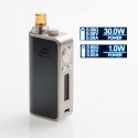 Authentic Hot Marvel 30W 1200mAh VW Mod Pod System Starter Kit - GunMetal, Zinc Alloy + PC, 1~30W, 0.6ohm / 1.2ohm