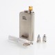 Authentic Hotcig Marvel 30W 1200mAh VW Mod Pod System Starter Kit - Silver, Zinc Alloy + PC, 1~30W, 0.6ohm / 1.2ohm