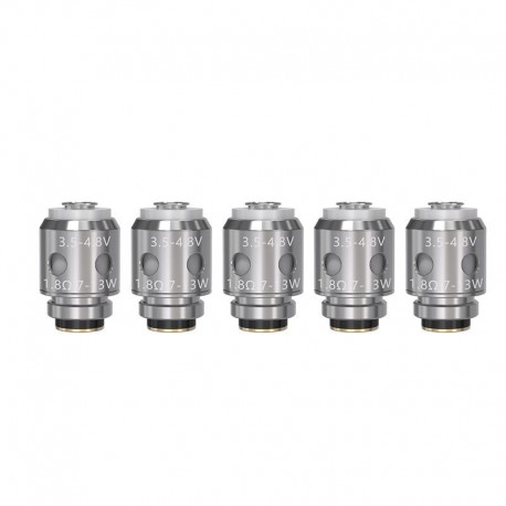 Authentic VandyVape Berserker BSKR S Replacement MTL Coil Head - Silver, 1.8ohm (7~13W) (5 PCS)