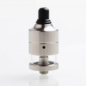 Authentic Cthulhu Mulan MTL RDTA Rebuildable Dripping Tank Atomizer w/ BF Pin - Silver, Stainless Steel + PC, 2ml, 22mm