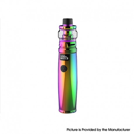 Authentic Uwell Nunchaku 2 Kit 100W TC VW Mod + Atomizer Tank - Iridescent, 5~100W, 1 x 18650 / 20700 / 21700