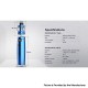 Authentic Uwell Nunchaku 2 Kit 100W TC VW Mod + Atomizer Tank - Blue, 5~100W, 1 x 18650 / 20700 / 21700