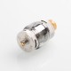 Authentic Goforvape Double UP RTA Rebuildable Tank Atomizer - SS, Stainless Steel + Glass, 2ml, 23mm Diameter