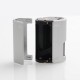 Authentic Wotofo Dyadic 200W VW Variable Wattage Squonk Box Mod - Silver, Zinc Alloy + Velvet Rubber Coating, 5~200W, 2 x 18650