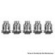 Authentic IJOY NIC-Q2 Dual Cotton Coil Head for NIC Tank - Silver, 1.2ohm (15~20W) (5 PCS)