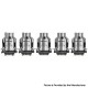 Authentic IJOY NIC-Q3 Triple Cotton Coil Head for NIC Tank - Silver, 0.8ohm (20~25W) (5 PCS)