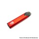 Authentic asMODus Pyke 480mAh Ultra-Portable Pod System Kit - Red, 1.2ohm, 2.0ml