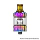 Authentic IJOY NIC Tank Clearomizer - Mirror Rainbow, Stainless Steel + Glass, 2.0ml, 0.8ohm / 1.2ohm, 21mm Diameter