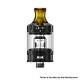 Authentic IJOY NIC Tank Clearomizer - Matte Black, Stainless Steel + Glass, 2.0ml, 0.8ohm / 1.2ohm, 21mm Diameter