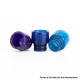 Authentic Reewape AS115E 510 Drip Tip for RDA / RTA / RDTA / Sub-Ohm Tank Atomizer - Blue, Resin, 13mm