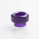 Authentic Reewape AS137E Replacement 810 Drip Tip for 528 Goon / Kennedy / Battle / Mad Dog RDA - Purple, Resin, 12mm