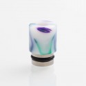 Authentic Reewape AS104 510 Drip Tip for RDA / RTA / RDTA / Sub-Ohm Tank Atomizer - White, Stainless Steel + Resin, 15.6mm