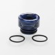 Authentic Reewape AS208 810 Drip Tip for SMOK TFV8 / TFV12 Tank / Kennedy - Blue, Resin, 12mm