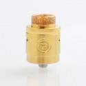 Authentic Hellvape Passage RDA Rebuildable Dripping Atomizer w/ BF Pin - Gold, Stainless Steel, 24mm Diameter