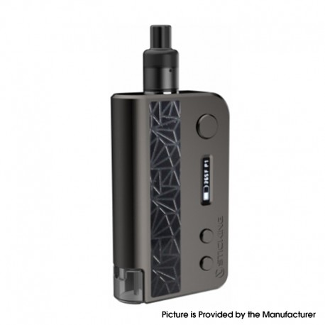 Authentic Vsticking VKsma 25W 1400mAh YiHi Chip Auto Mode TC Mod Kit w/ SMA ADA Dripping Atomizer - Diamond Gunmetal, 3ml