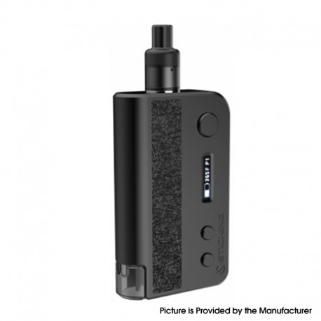 Authentic Vsticking VKsma 25W 1400mAh YiHi Chip Auto Mode TC Mod Kit w/ SMA ADA Dripping Atomizer - Leather Black, 3ml