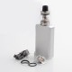 Authentic Vaporesso GEN 220W TC VW Variable Wattage Box Mod w/ SKRR-S Tank Kit - Silver, 5~220W, 2 x 18650, 8ml