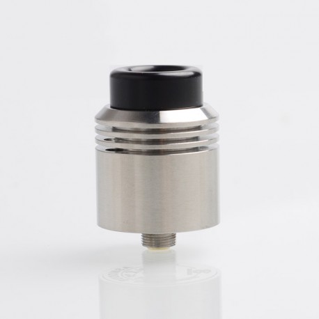 Authentic asMODus x Thesis Barrage RDA Rebuildable Dripping Atomizer w/ BF Pin - Silver, Stainless Steel, 24mm Diameter