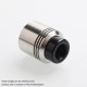 Authentic asMODus x Thesis Barrage RDA Rebuildable Dripping Atomizer w/ BF Pin - Black, Stainless Steel, 24mm Diameter