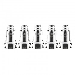 Authentic DOVPO Peaks Pod System Replacement DTL Mesh Coil Head - Silver, 0.8ohm (5 PCS)