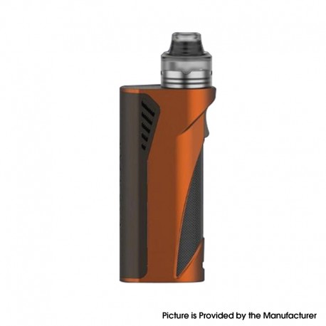 Authentic Advken Ayana S Box Mod w/ RDA Rebuildable Atomizer Kit - Orange, 1 x 18650 / 20700 / 21700