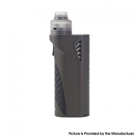 Authentic Advken Ayana S Box Mod w/ RDA Rebuildable Atomizer Kit - Gun Metal, 1 x 18650 / 20700 / 21700