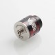 Authentic Cool Vapor MGTK BF RDA Rebuildable Dripping Atomizer - Black Red, Staniless Steel, 24mm Diameter