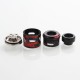 Authentic Cool Vapor MGTK BF RDA Rebuildable Dripping Atomizer - Black Red, Staniless Steel, 24mm Diameter