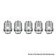 Authentic FreeMax Twister Replacement X4 Mesh Coil Head for Fireluke 2 Tank - Silver, 0.15ohm (40~80W) (5 PCS)