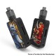 Authentic CIGPET Capo 126W VW Regulated Box Mod w/ Mystique Mesh Black Tank Kit - Hannya, PCTJ, 1~126W, 2 x 18650