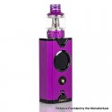 Authentic Sigelei Chronus Shikra 200W TC VW Box Mod w/ Sub-Ohm Tank Kit - Purple Neon, Zinc Alloy + SS, 2 x 18650