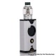 Authentic Sigelei Chronus Shikra 200W TC VW Box Mod w/ Sub-Ohm Tank Kit - Platinum, Zinc Alloy + SS, 2 x 18650